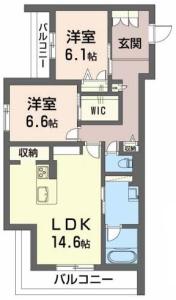 シャーメゾンプレミアス下助任 301【間取図】 999999 (301.jpg)