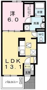 フォー シュライン B 102【間取図】 999999 (B102.jpg)