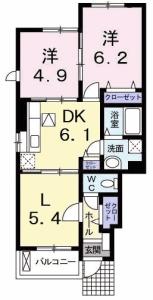 プリマベーラD 101【間取図】 999999 (Ⅾ101.jpg)