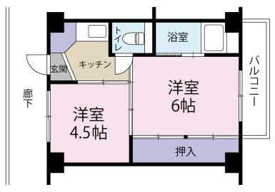 ビレッジハウス名東2号棟 108【間取図】 999999 (ビレッジハウス名東_洋室P2.jpg)