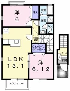 ヴィラ・ファミールB 201【間取図】 999999 (201.jpg)
