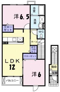 プラシード本浦 B 201【間取図】 999999 (201.jpg)