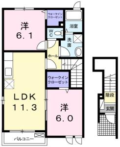 ｂｅｌｌｅ　ｍａｉｓｏｎ　箸蔵 201【間取図】 999999 (201.jpg)