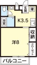 [賃貸物件]�ステーブルハイツSAKO�詳細情報-間取り