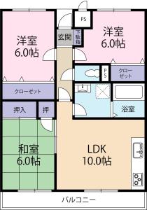 セントラルコート沖浜 104【間取図】 999999 (セントラルコート沖浜_202-302.jpg)