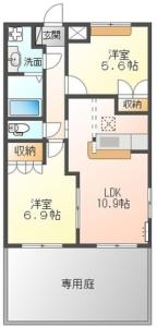 レジデンス城西Ⅱ 101【間取図】 999999 (101.jpg)