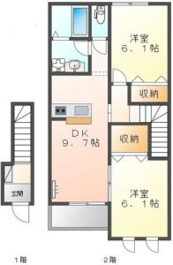 カネイコート日開野Ⅱ 201【間取図】 999999 (201.jpg)