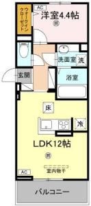サンセール問屋町II 105【間取図】 999999 (105.jpg)