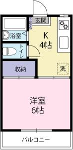 コーポ北原 203【間取図】 999999 (コーポ北原(左右反転).jpg)