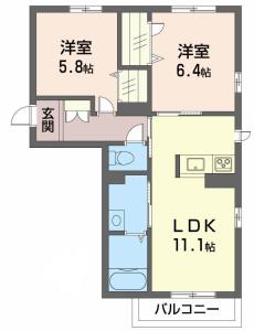 シャーメゾングランデ 201【間取図】 999999 (201.jpg)