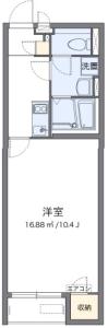 クレイノＨＩＫＡＲＩ 208【間取図】 999999 (202.jpg)