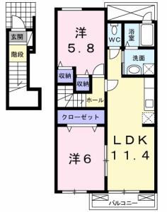 シェーン　パラスト　Ａ 203【間取図】 999999 (203.jpg)