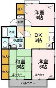 セジュール国府 102【間取図】 999999 (102.JPG)