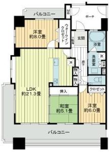 アルファガーデン城山公園 401【間取図】 999999 (401.jpg)
