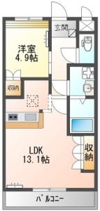 グランチェスタ 102【間取図】 999999 (102.jpg)