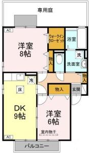 デュレ・ボナール A棟 101【間取図】 999999 (101.jpg)