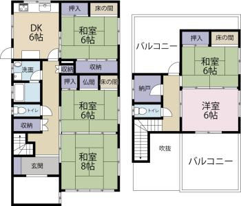 小松島町房浜戸建(S邸) -【間取図】 999999 (小松島S.jpg)