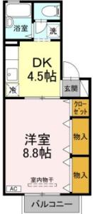 フロラシオン川内　Ⅰ棟 102【間取図】 999999 (102.jpg)
