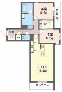 ベレオ安宅 302【間取図】 999999 (302.jpg)