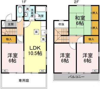 ガーデンタウン松島　Ｃ-1棟 C-1-1【間取図】 999999 (C-1-1.jpg)