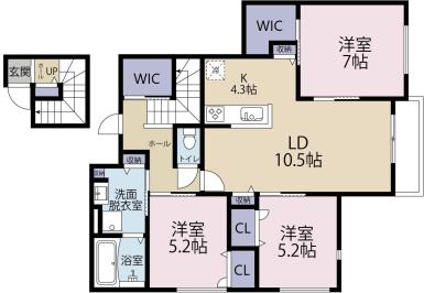 Belle Lead 東吉野 B棟 201【間取図】 999999 (ベルリードB201.jpg)