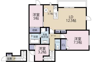 Belle Lead 東吉野 B棟 202【間取図】 999999 (ベルリードB202.jpg)