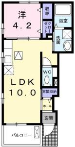 クラール名東 A 101【間取図】 020101 (madori.jpg)