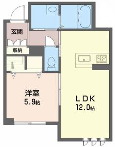 ベレオ昭和 A棟 102【間取図】 999999 (A102(251121).jpg)