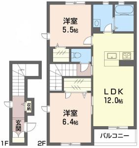 プロヌーブ川内 201【間取図】 999999 (201.jpg)