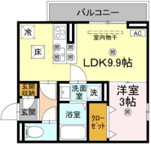 ドリーム庄町Ⅱ 201【間取図】 999999 (201.jpg)