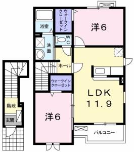 ヴェル　ドゥーラ　Ⅴ 203【間取図】 999999 (203.jpg)