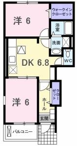 サンパティーク・パレス D 101【間取図】 999999 (D101.jpg)