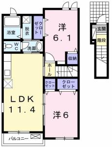 フォレスト　ヴィラ　A 203【間取図】 999999 (203.jpg)