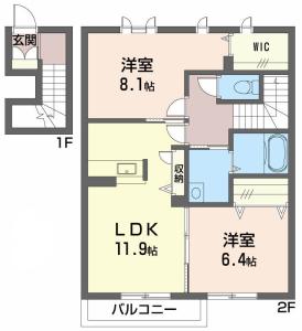 プロヌーブ南矢三 205【間取図】 999999 (205.jpg)